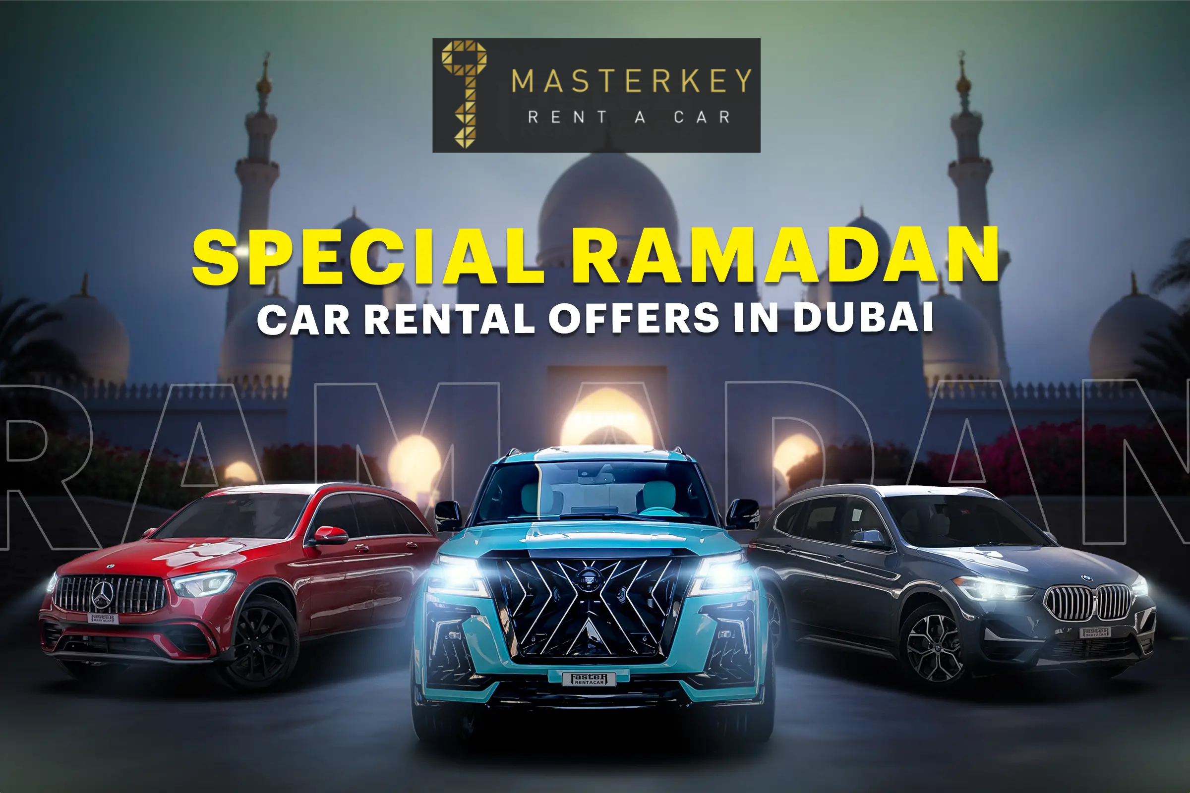 Celebrate Ramadan with MK Rent a Car – Enjoy UPTO 50% Off on Luxury & Sports Car Rentals!